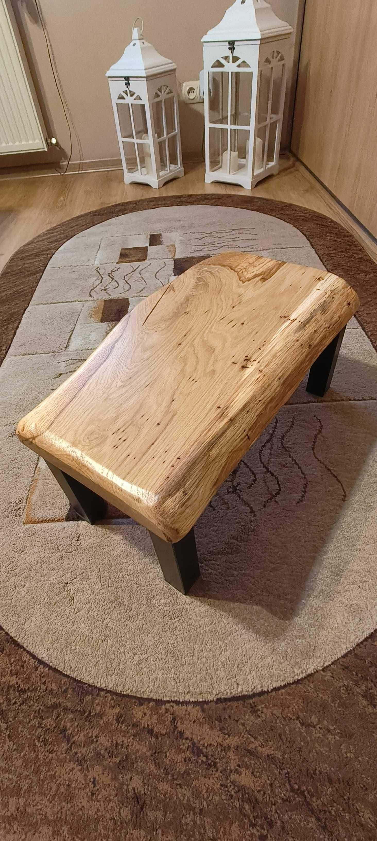 Taboret, krzesło, podnóżek, dąb natura.