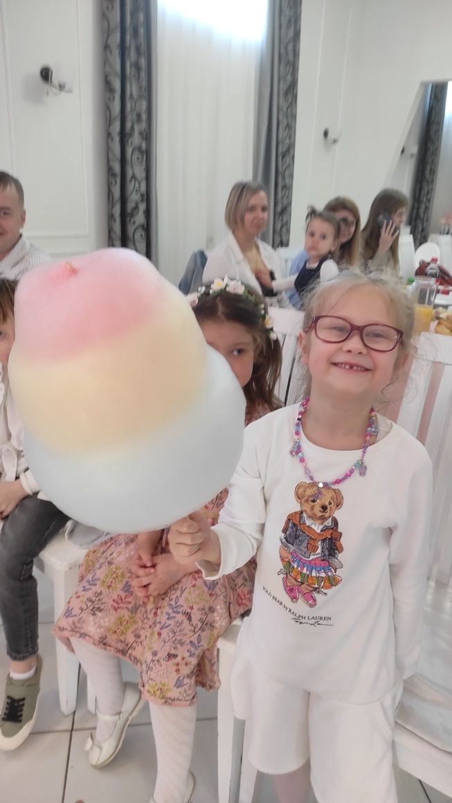 Солодка вата Львів | Найсмачніша кольорова та біла солодка вата