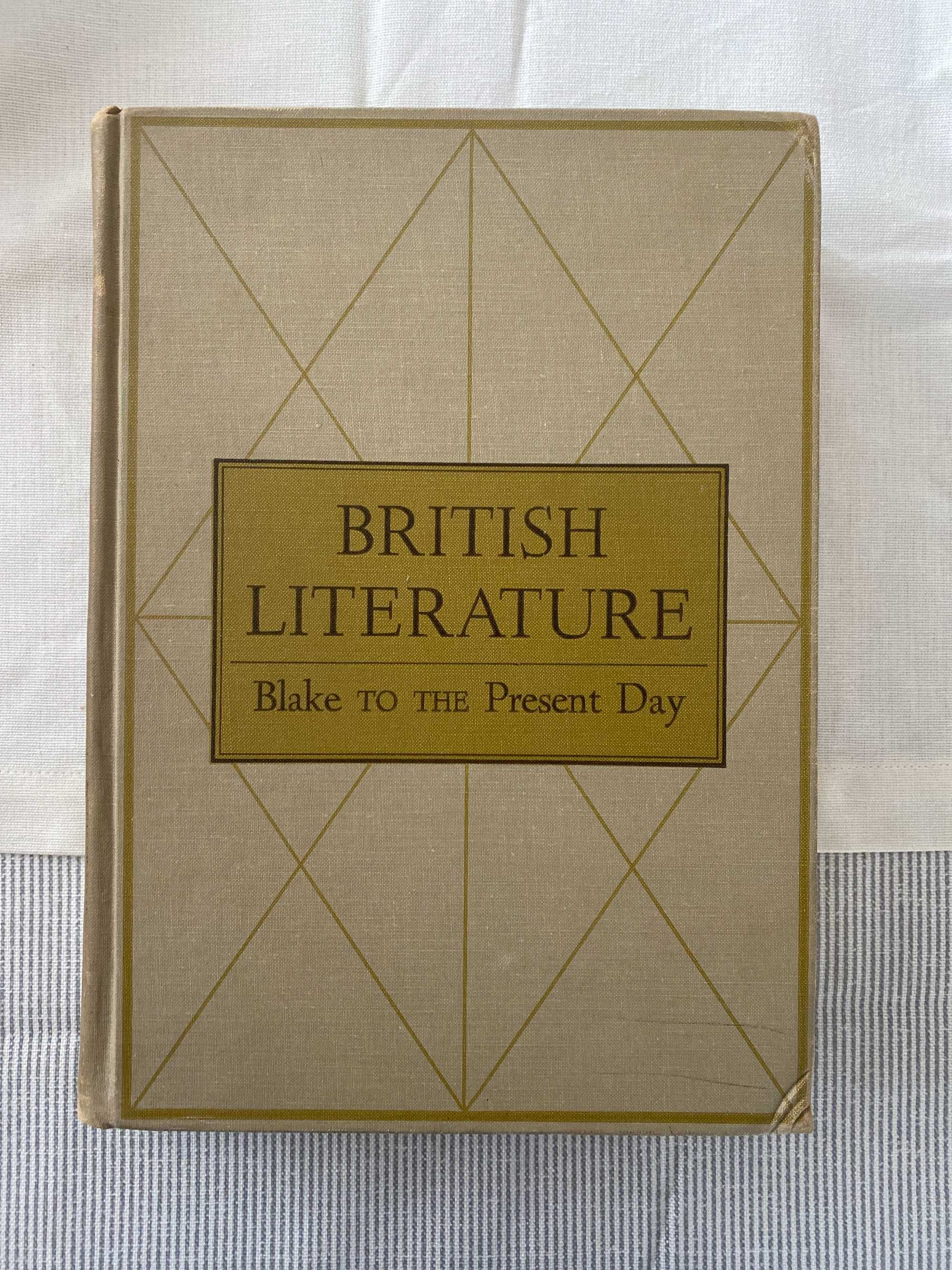 British Literature: From Blake To The Present Day