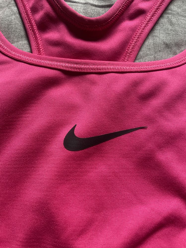 Top stanik sportowy nike różowy barbie biustonosz