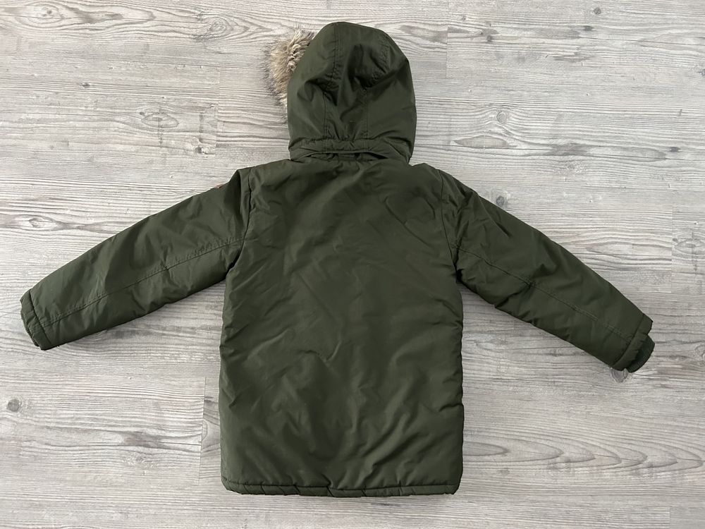 Kurtka zimowa h&m jak NOWA rozm 128 parka