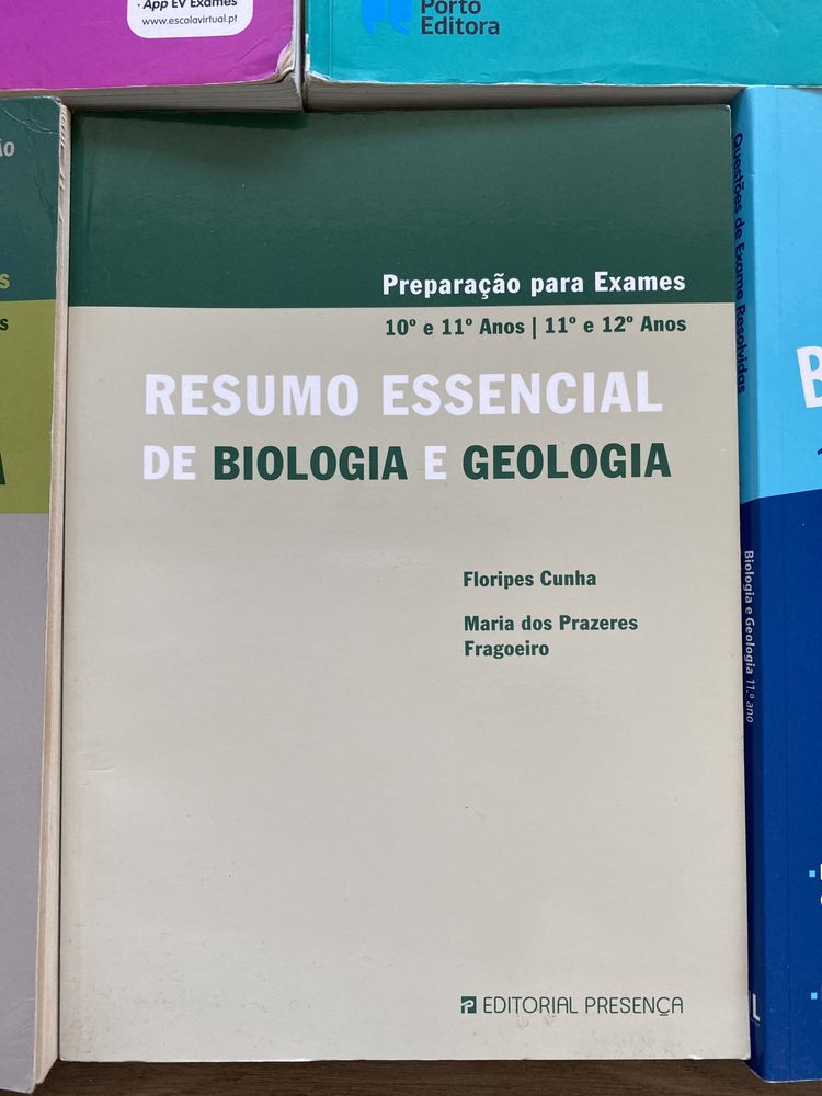 Livros de apoio ao estudo Biologia e Geologia 10 e 11