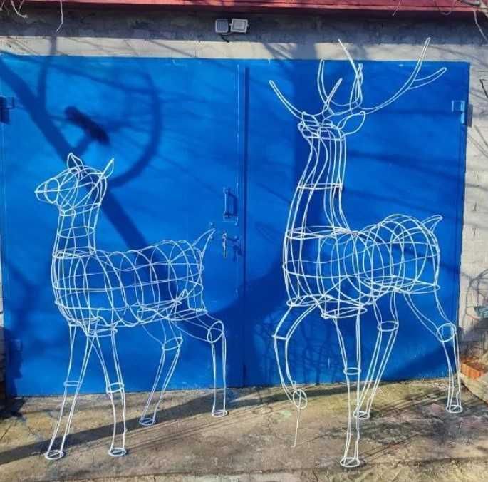 Олень, дракон, пантера і інші вироби з металевої проволоки