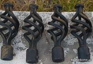 Terminais para varão de cortinados