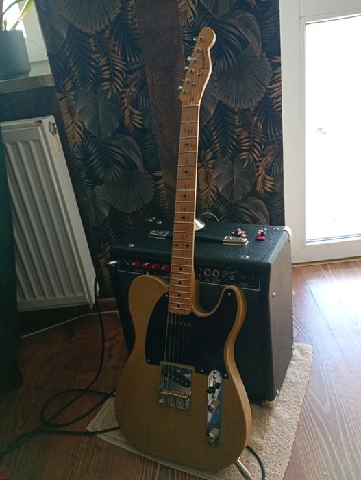 Zamienię.Fender Telecaster vintage butter scoth 50's Custom.