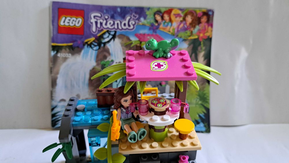 Lego Friends - 41033 - dzikie wodospady - zwierzątka, laleczka