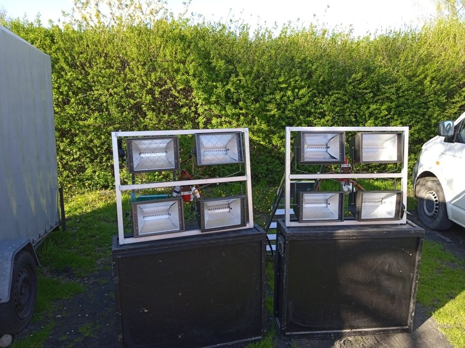 Oswietlenie halogeny 8x1000w