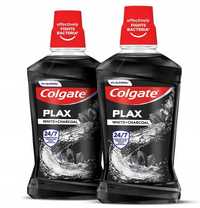 2x500 ml Płyn do płukania ust COLGATE PLAX CHARCOAL z aktywnym węglem