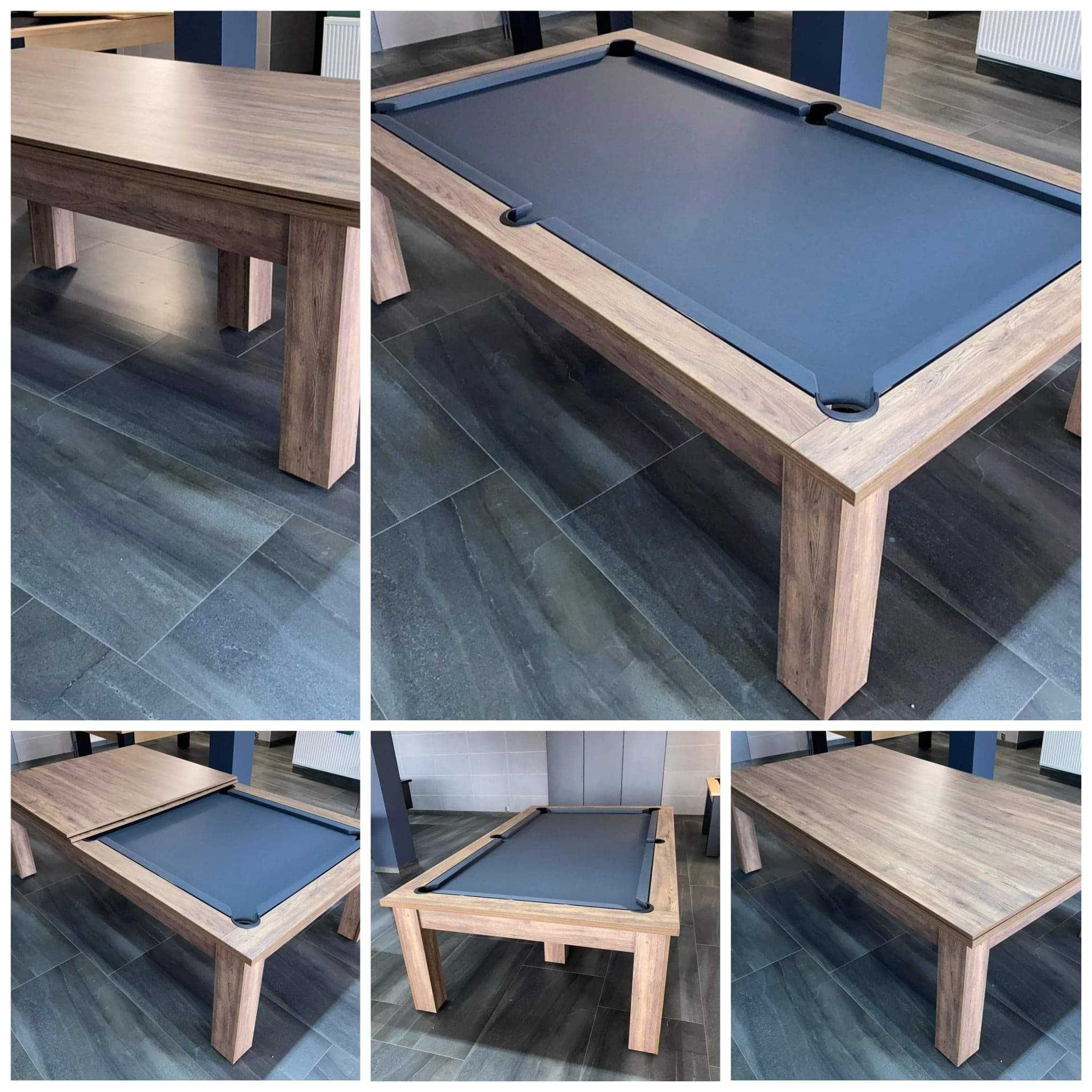 Stół bilardowy klasyk 6 ft z blatem nakrywającym /tenisem stołowym