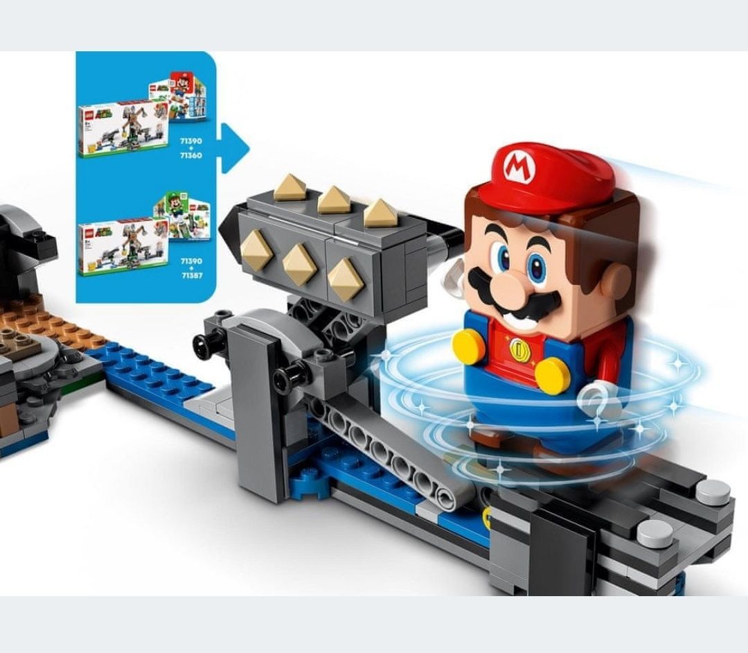 LEGO Super Mario 71390 Walka z Reznorami, Stan idealny.