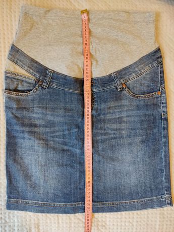 Spódnica jeansowa c&a rozm.38 ciążowa