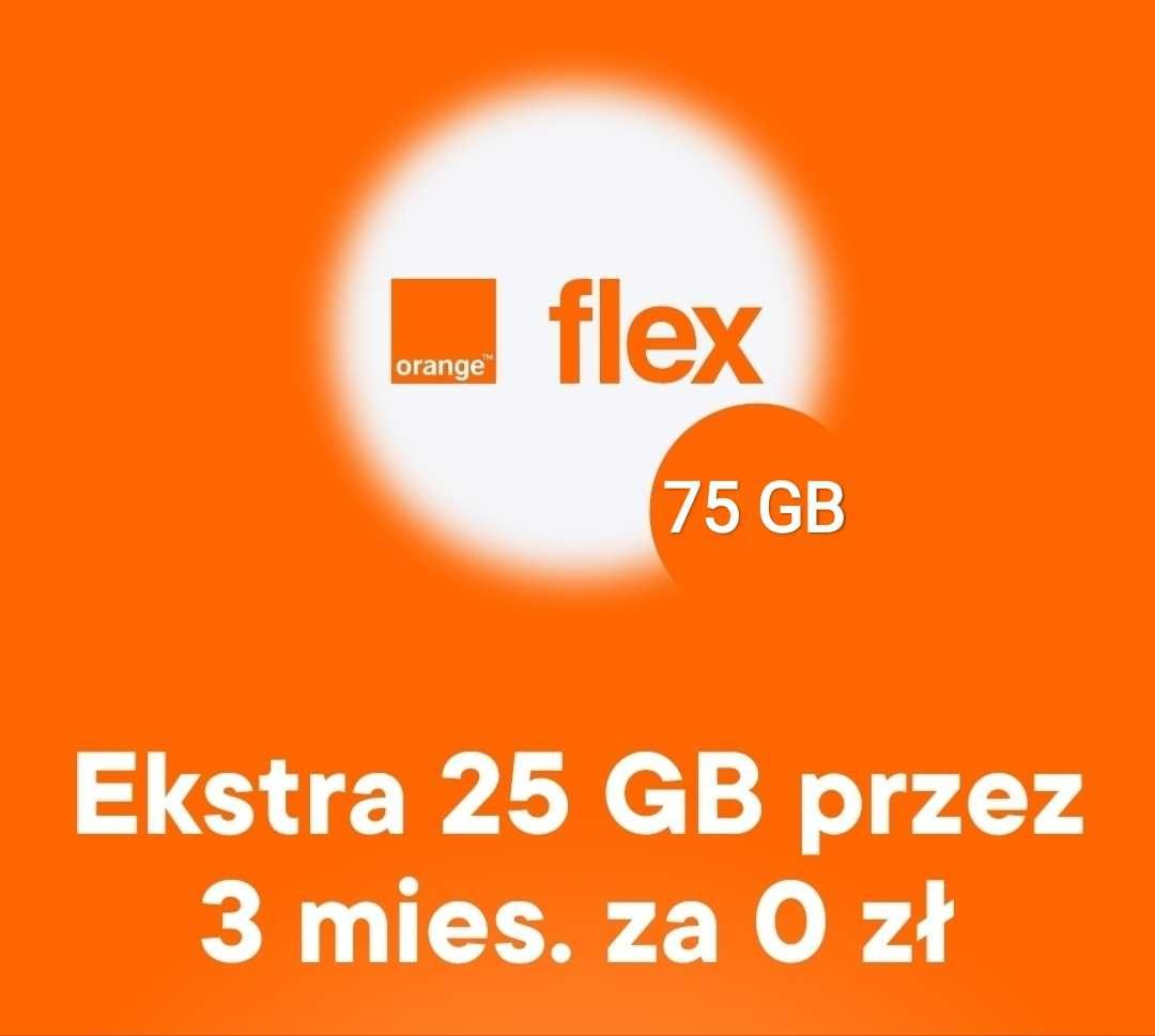 FLEX Orange 75GB Internetu na 3m-c (90 dni)