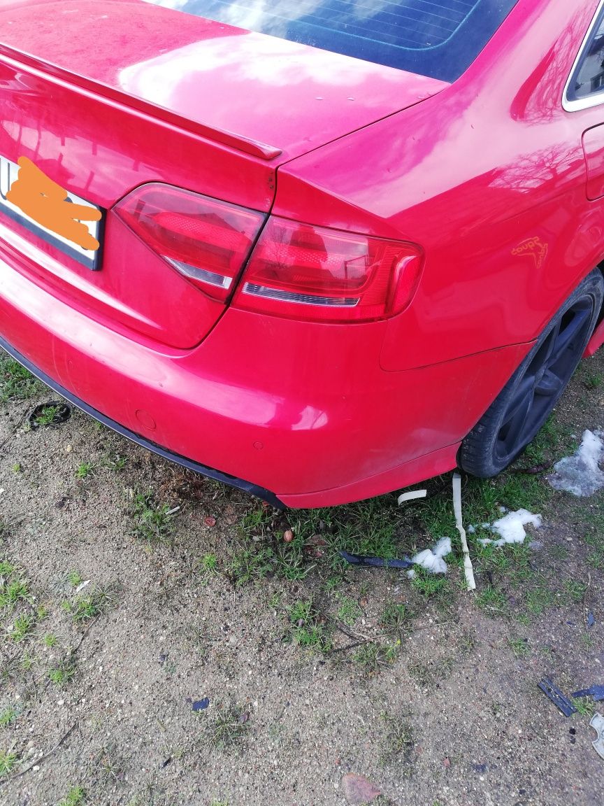 Zderzak tylny Audi A4 b8 LY3J 2008 r sedan