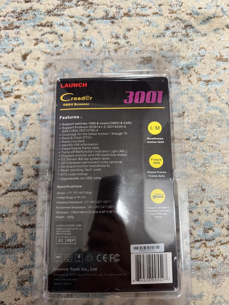 Автосканер Creader 3001