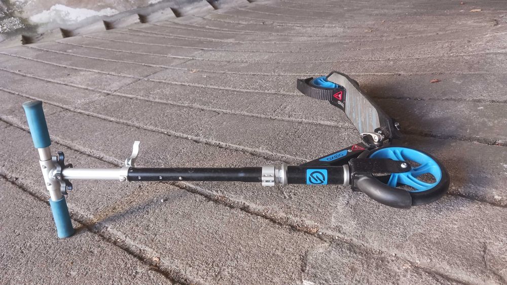 Trotinete Oxelo MID 7 Azul e preto - Dobrável