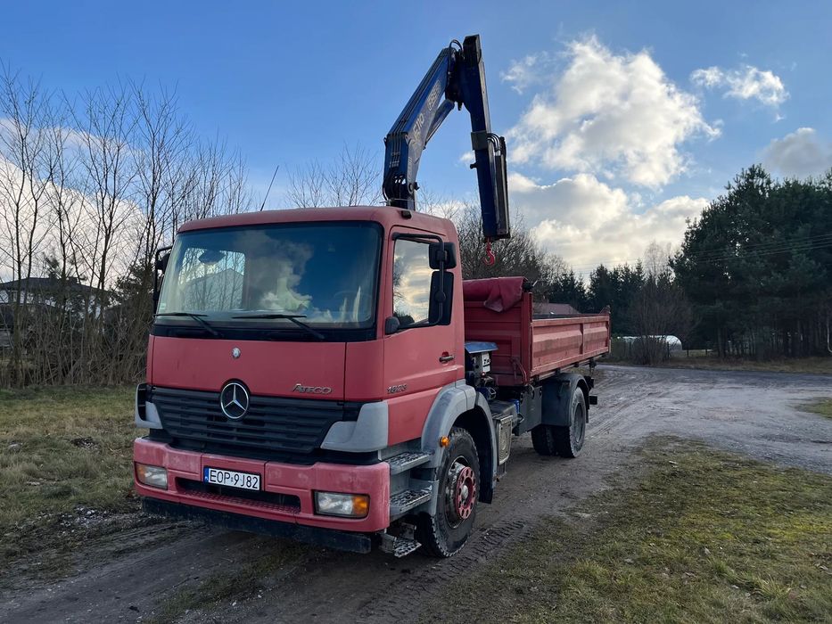 Mercedes-Benz Atego  Mercedes-Benz Atego, wywrotka + HDS