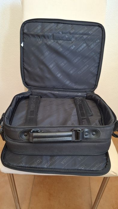 Bolsa para portátil preta, marca Toshiba de alta qualidade