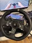 Kierownica logitech g920+skrzynia biegow+stojak