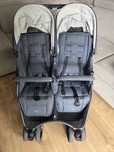 Wozek dzieciecy Valco Baby Snap duo Denim tandem bliźniaczy superlekki