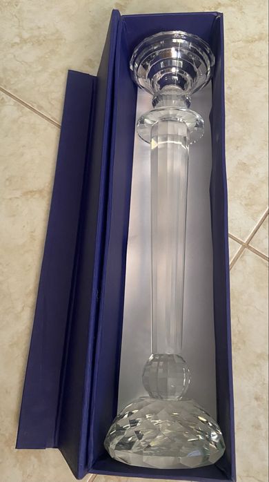 Свічник скляний 29,5 см