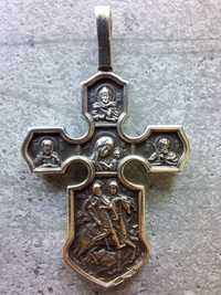 Крест Двухсторонний  Серебро 925