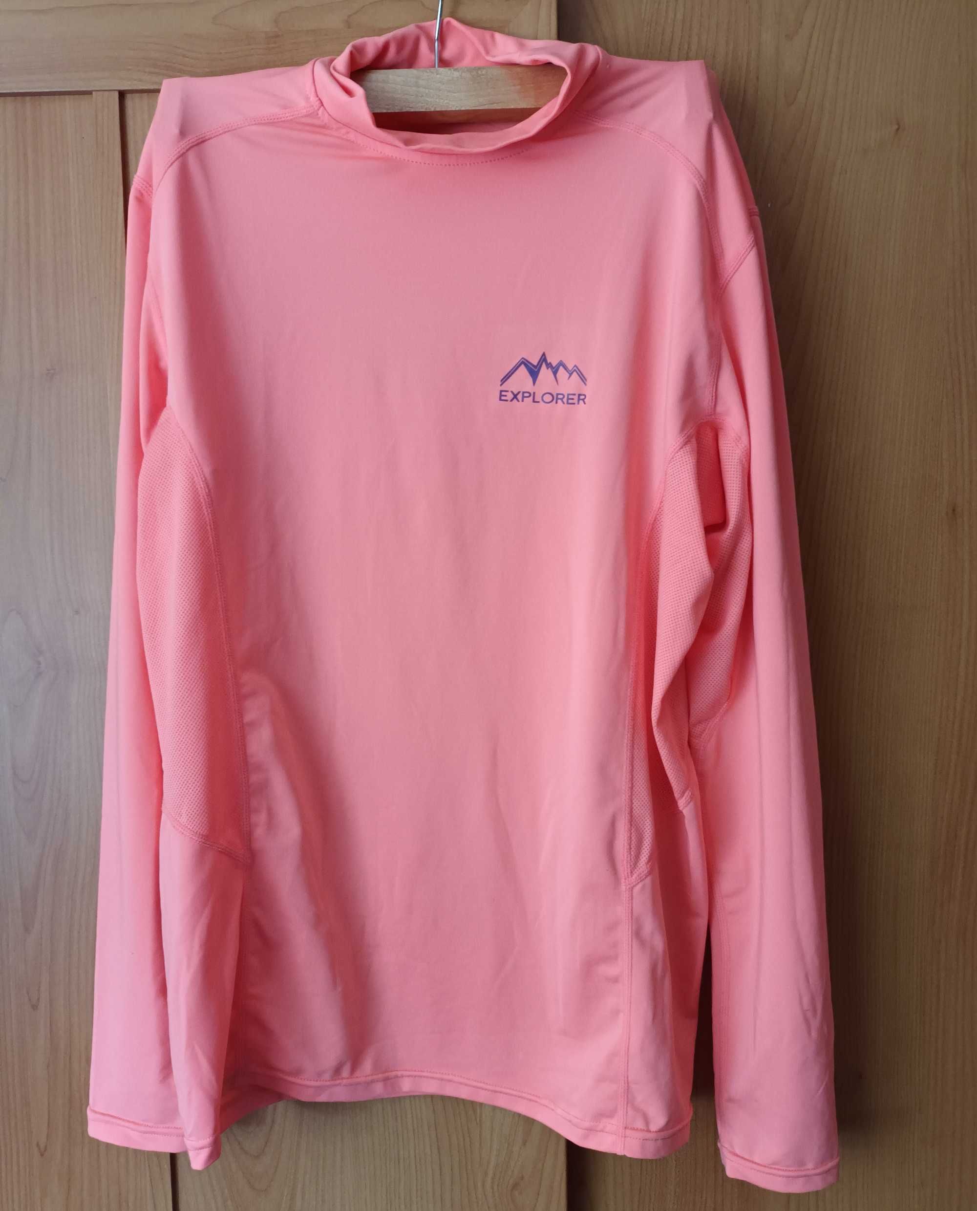 pomarańczowa sportowa bluza