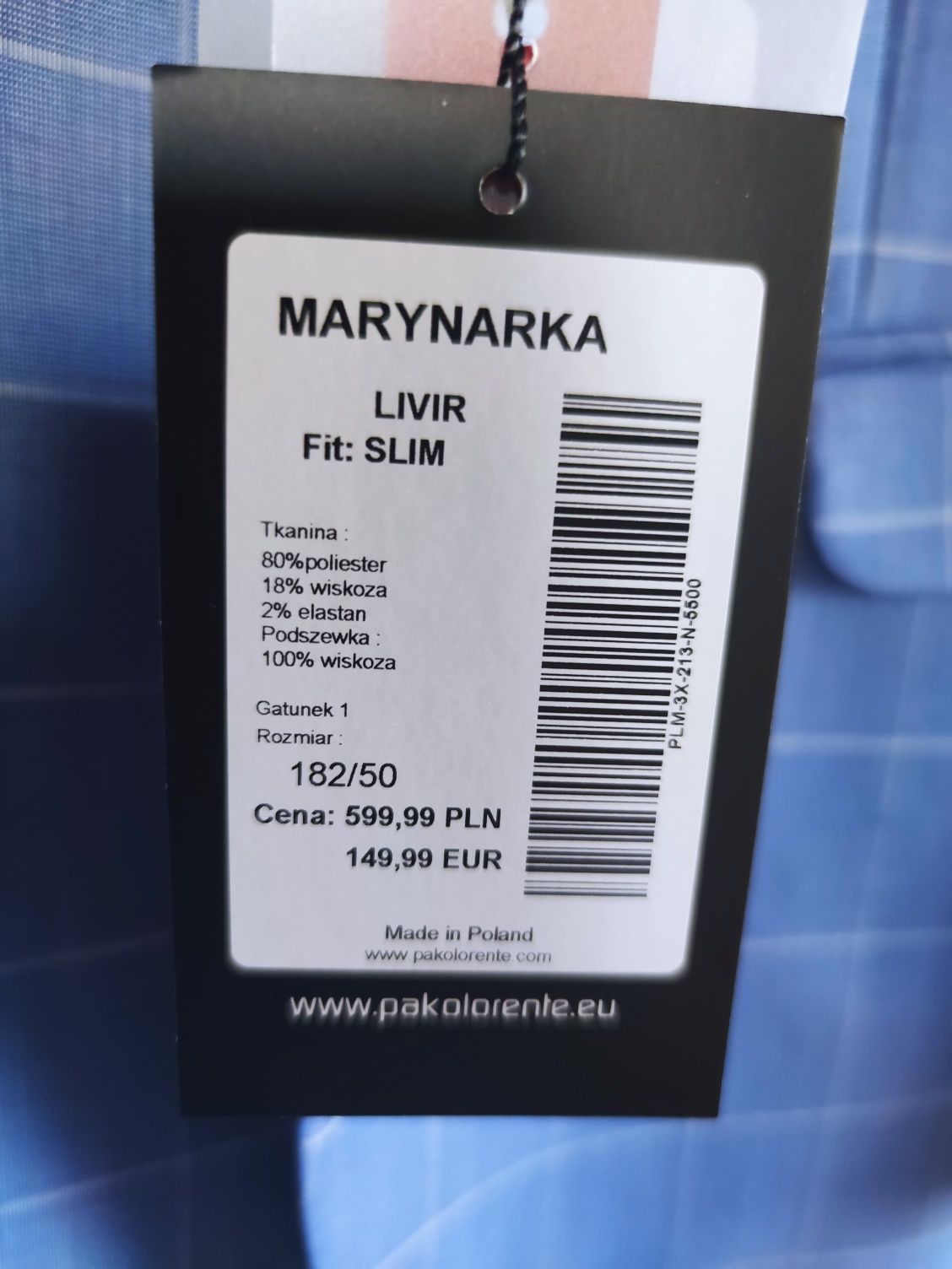 Marynarka Pako Lorente 182/50 slim