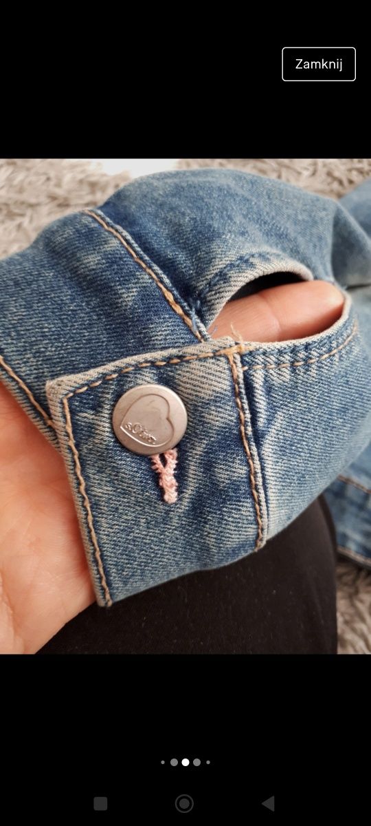 Kurtka kurteczka katana jeans dżins S'Oliver 128