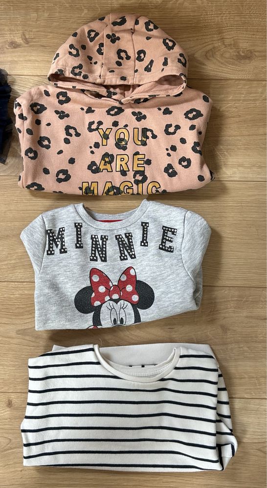 6 bluz dziewczęcych George, Disney, Lily, Primark, Miss Fashion