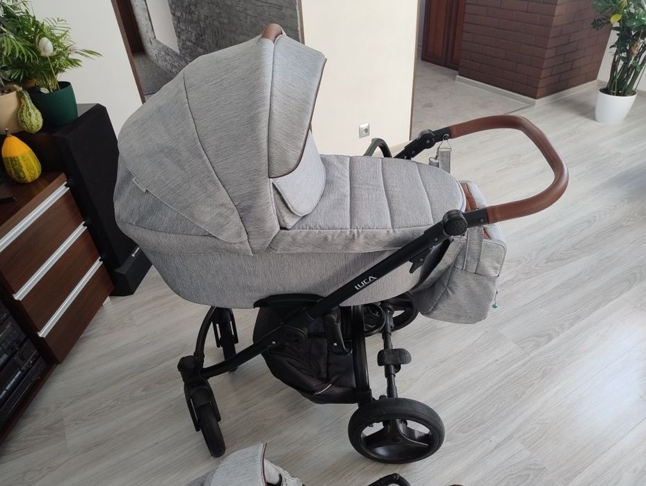 Wózek Bebetto Luca 3w1 gondola/spacerówka/ fotelik recaro isofix