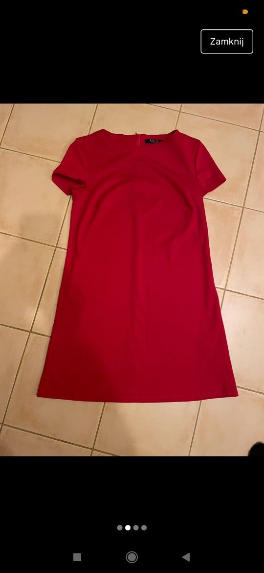 Sukienka czerwona XS Mohito