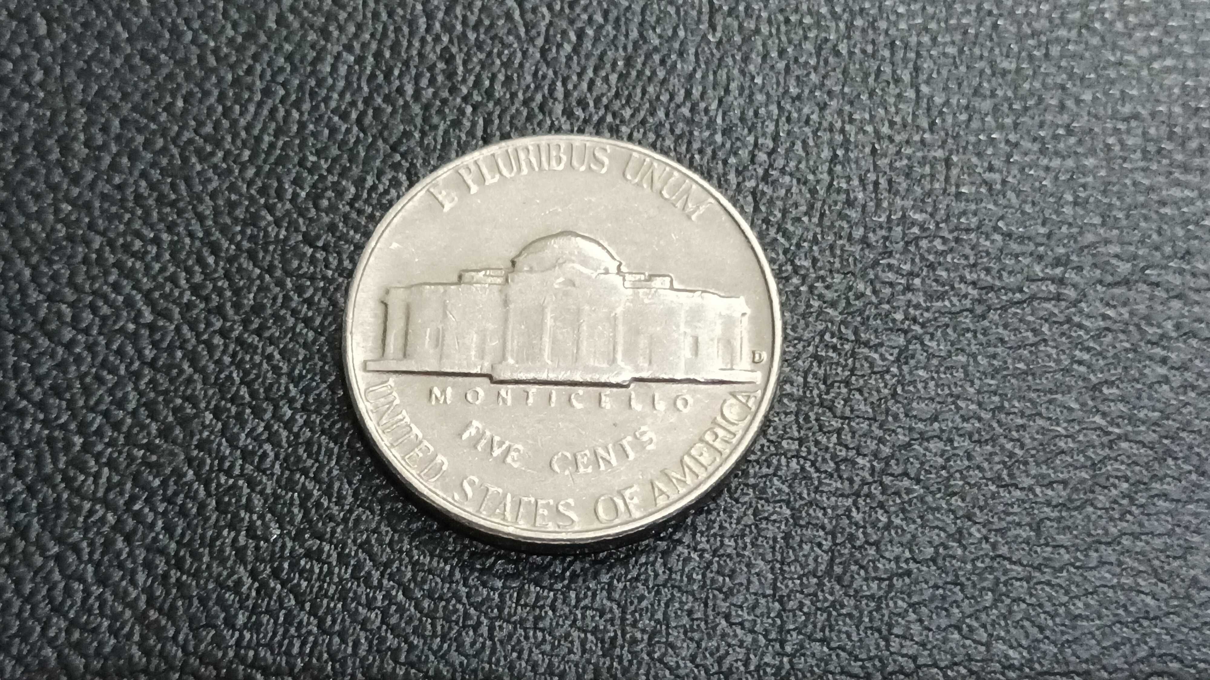 Moneta, USA, Jefferson Nickel, 5 Cents, 1964, Denver