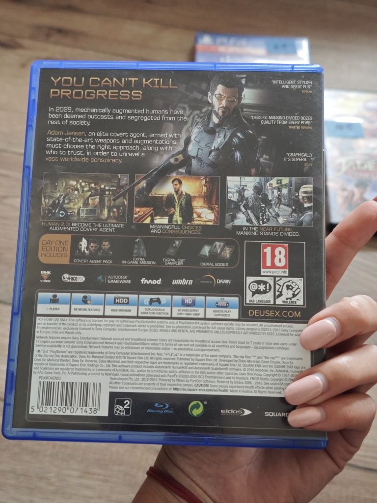 Gry na PS4 i muzyka z gry Deus Ex Horizon Zero Dawn Mass Effect