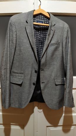Пиджак мужской серый
