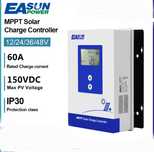 Regulator solarny MPPT EAsun 60A od 15 do 150V dla aku od 12V do 48V