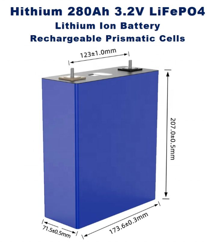 В НАЯВНОСТІ HITHIUM 280AH (305AH) LIFEPO4 акумулятори  3.2V