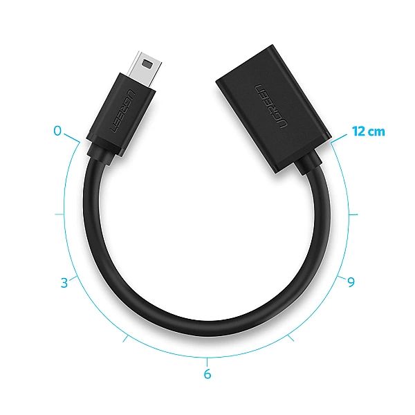Adapter Ugreen US249, 10383 mini USB-B (męski) / USB-A (żeński) OTG 10