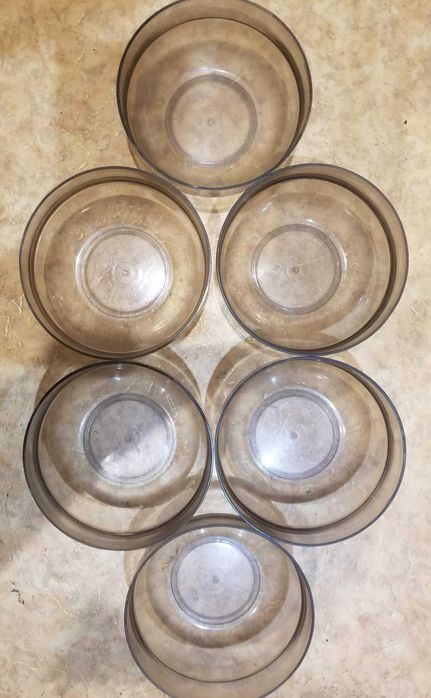 Піали (комплект 6 штук) харчовий пластик 500 мл