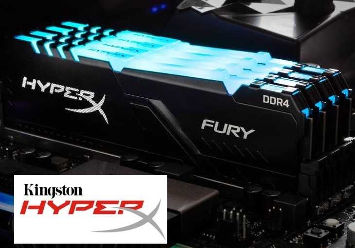 DDR4 16Gb RGB C16 HyperX FURY 2x8Gb оперативная память ОЗУ