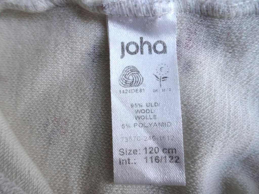 Joha koszulka merino wool r. 116/122 cm super stan