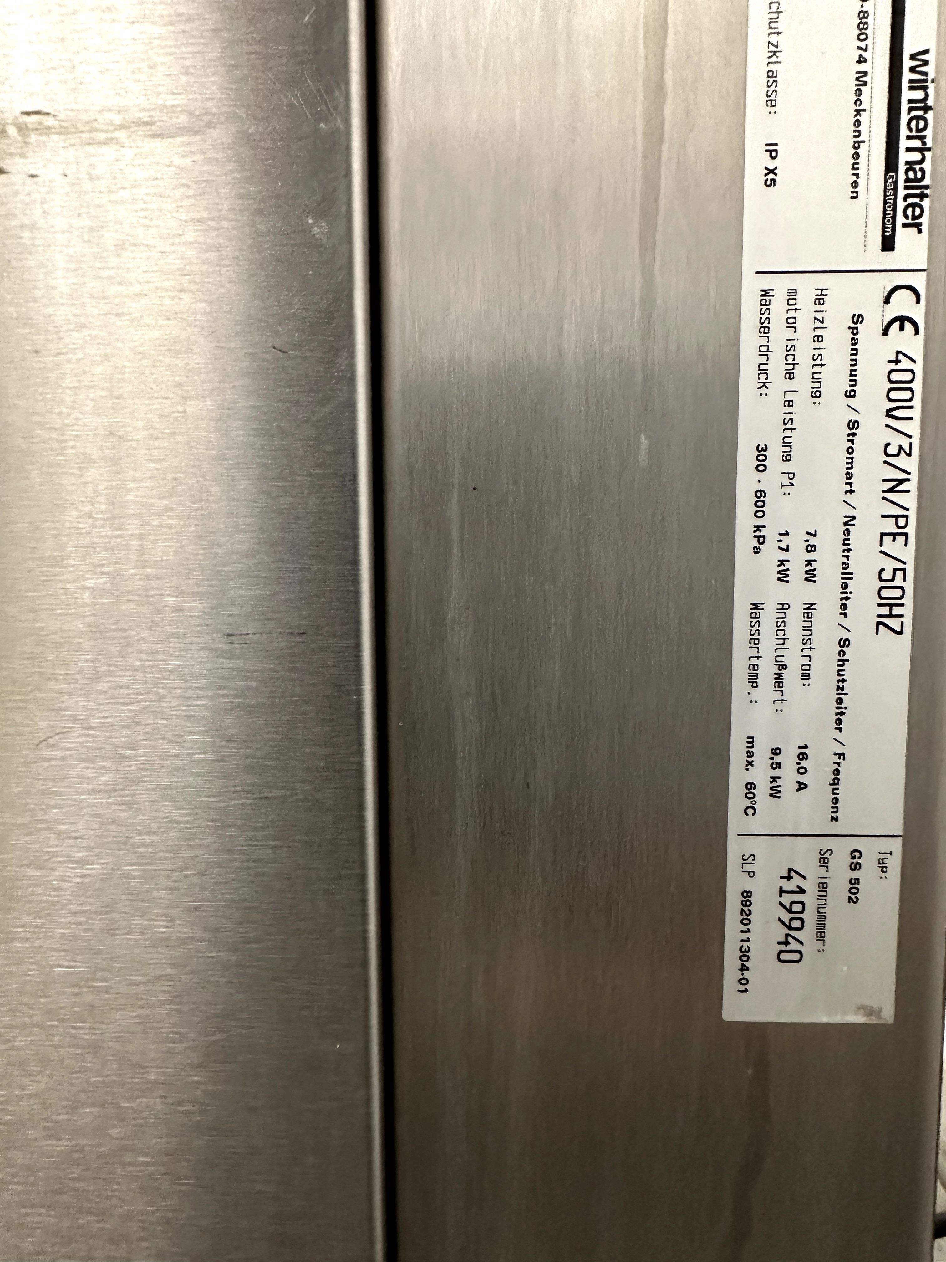 Zmywarka Winterhalter GS 502