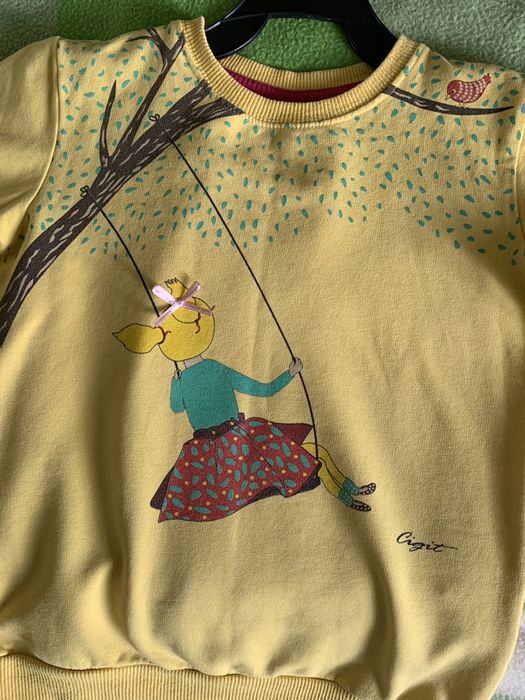 Утепленный джемпер с начесом фирмы «Сigit»