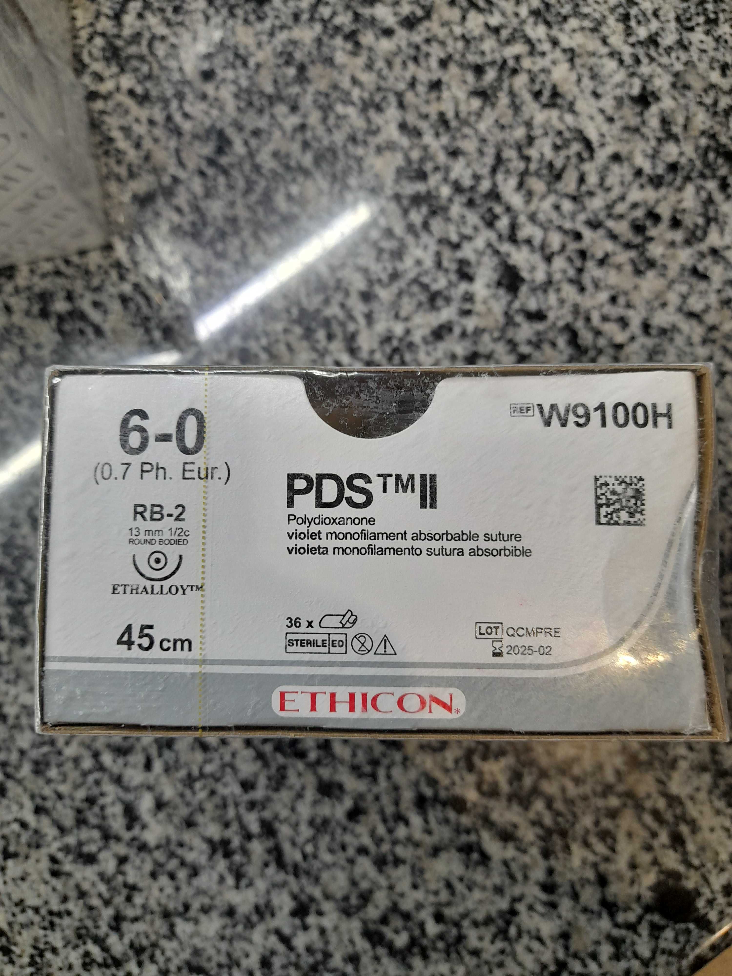 Шовний хірургічний матеріал Vicryl 3-0, Prolene 3-0, PDS 6-0