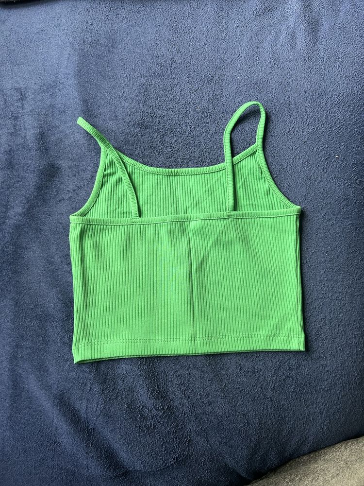 Zielony crop top new yorker fb sister XXS