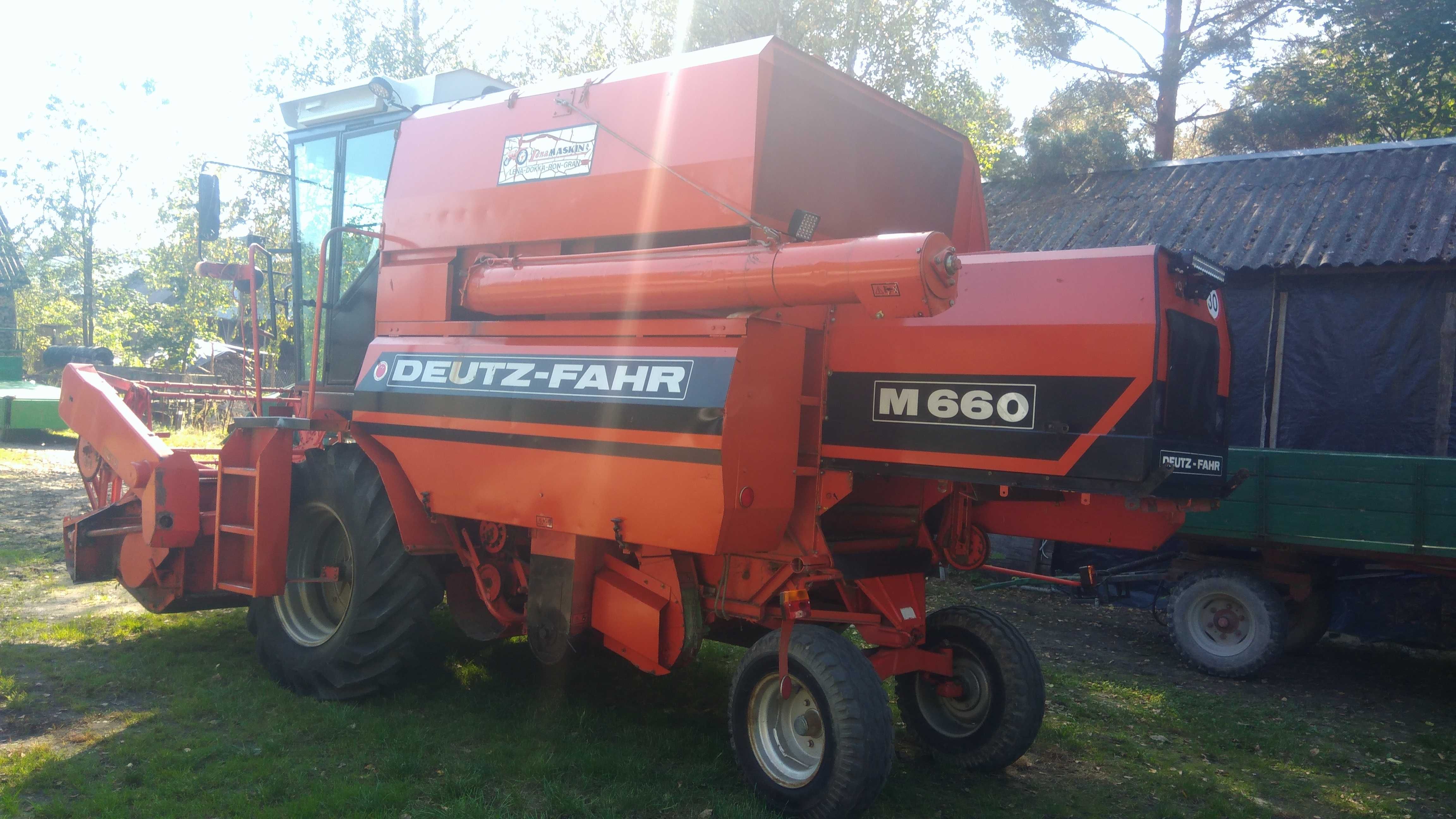 Kombajn Zbożowy Deutz Fahr M 660 sieczkarnia transport zamiana na c360
