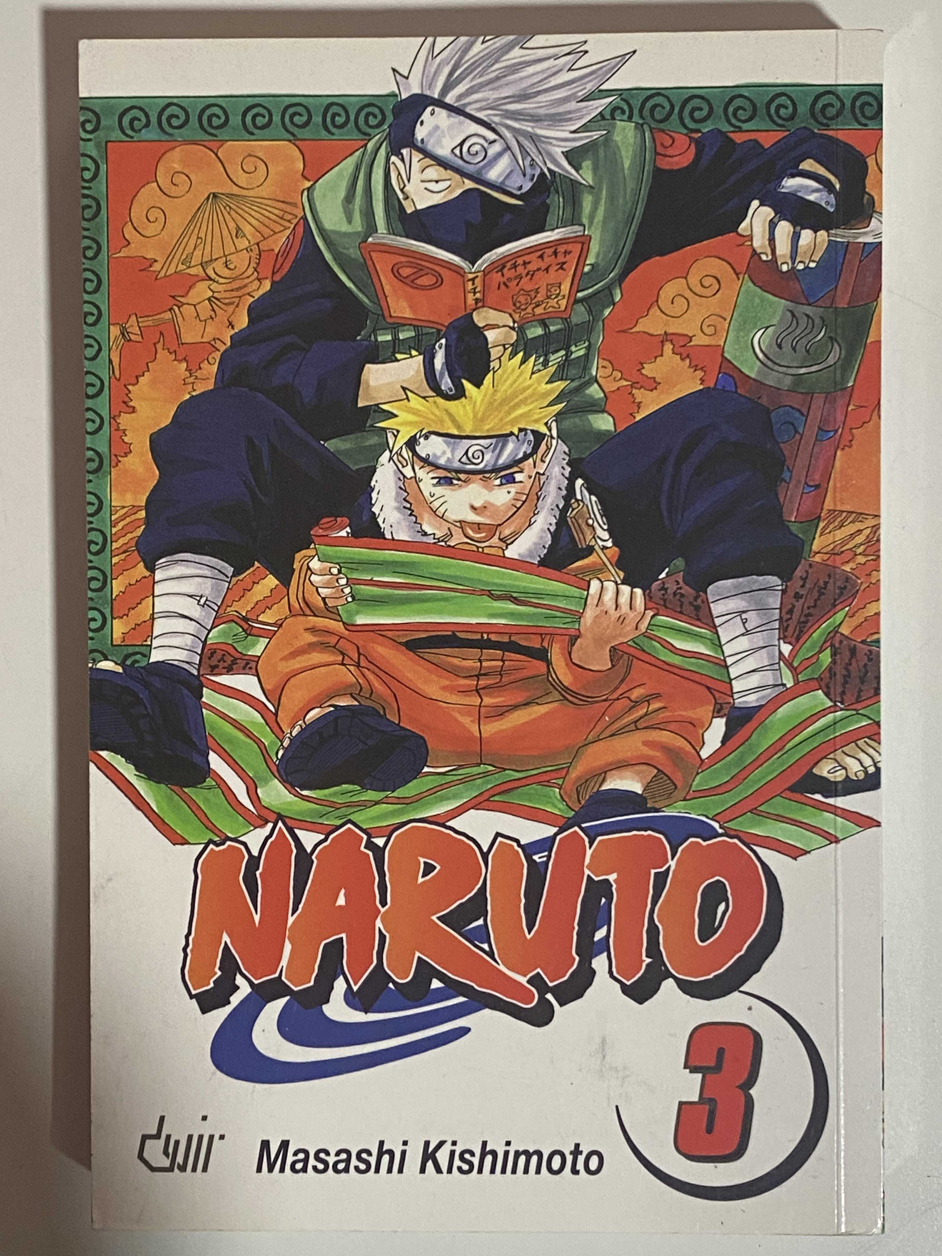 NARUTO - Mangas Volumes 1; 2; 3