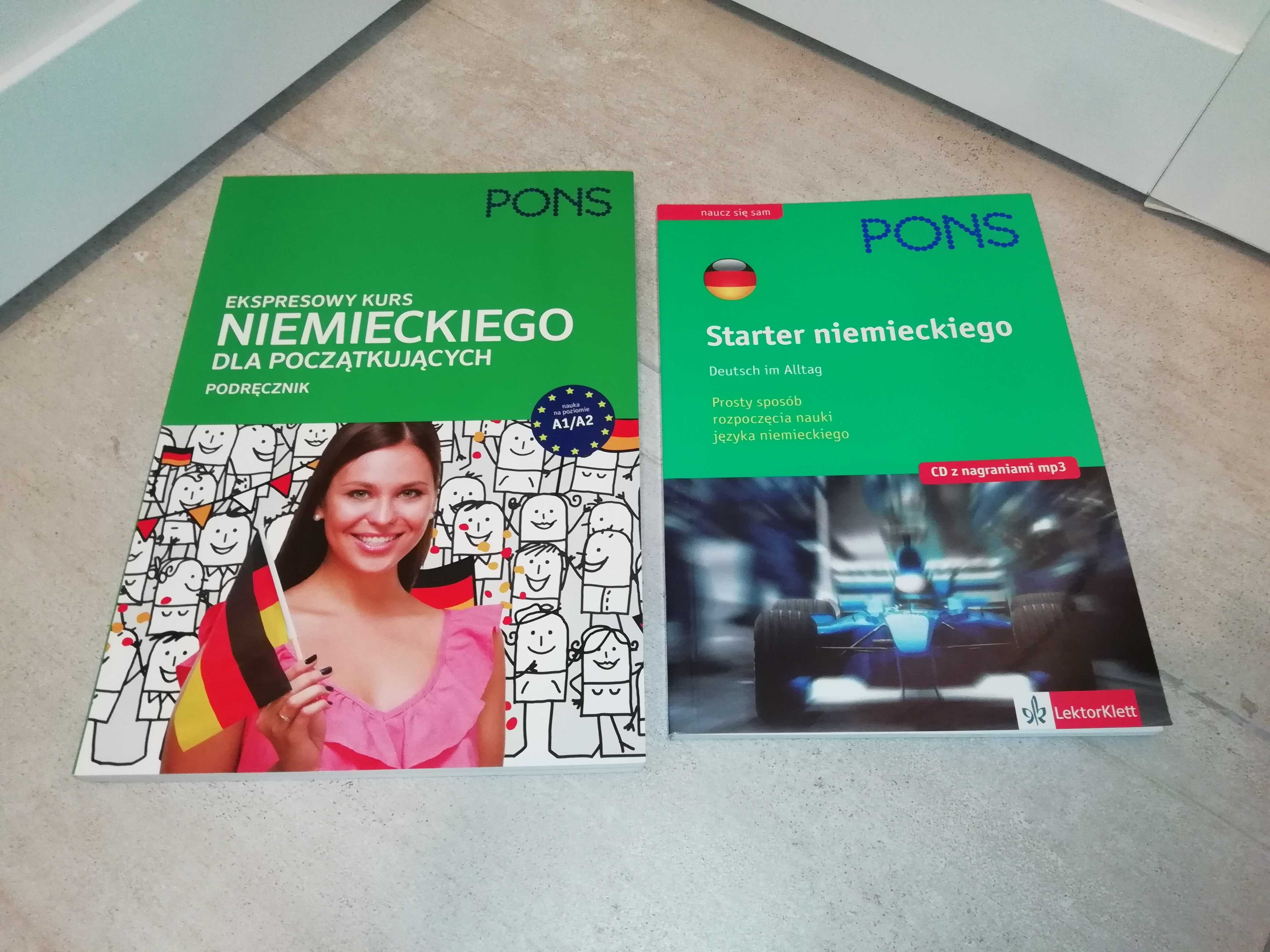 Kurs niemieckiego Pons - Podręcznik + Starter dla początkujących