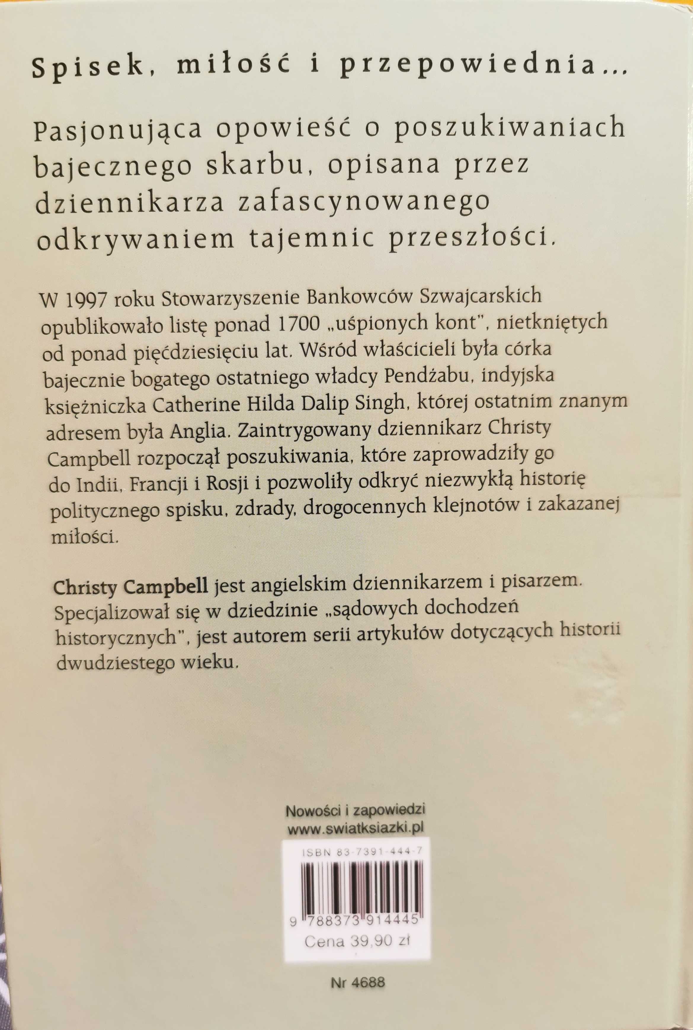 Skrytka Maharadży Christy Campbell