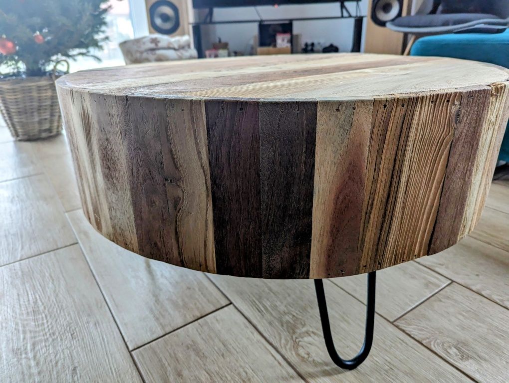 Stolik drewniany Vida XL