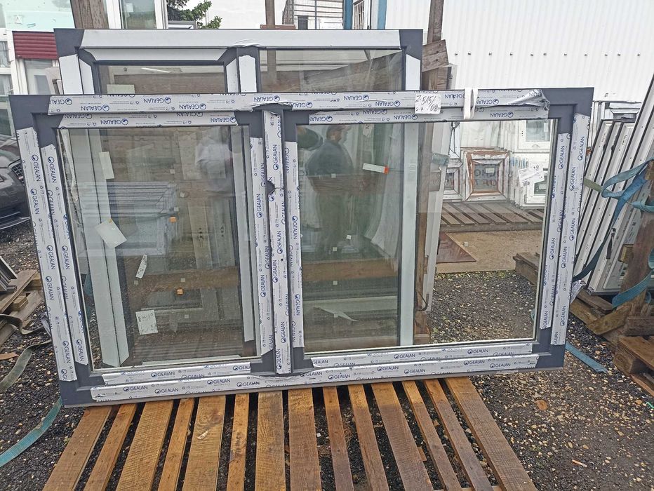 Okno pcv 216/122 antracyt